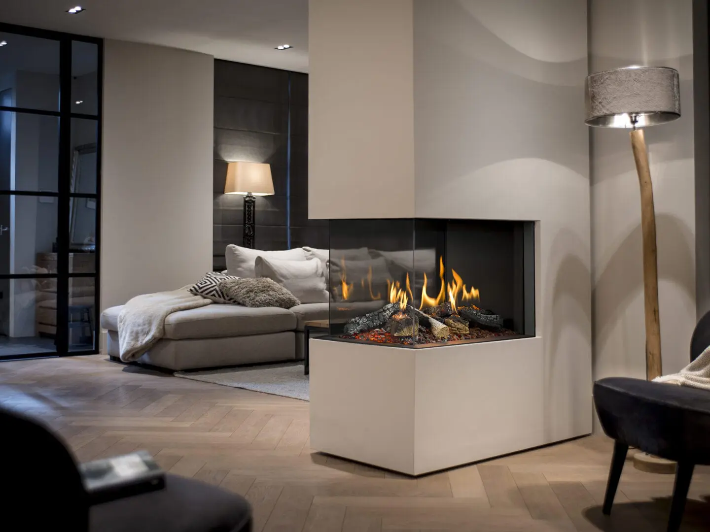 Insert Gaz noir sur 3 faces