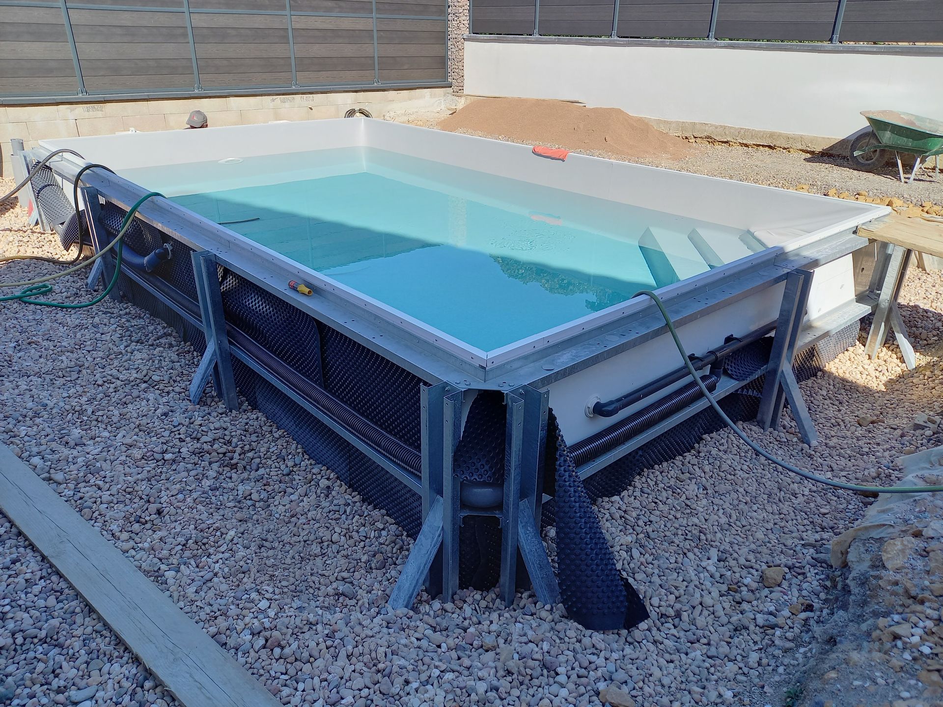 Installation piscine enterrée modulaire 3