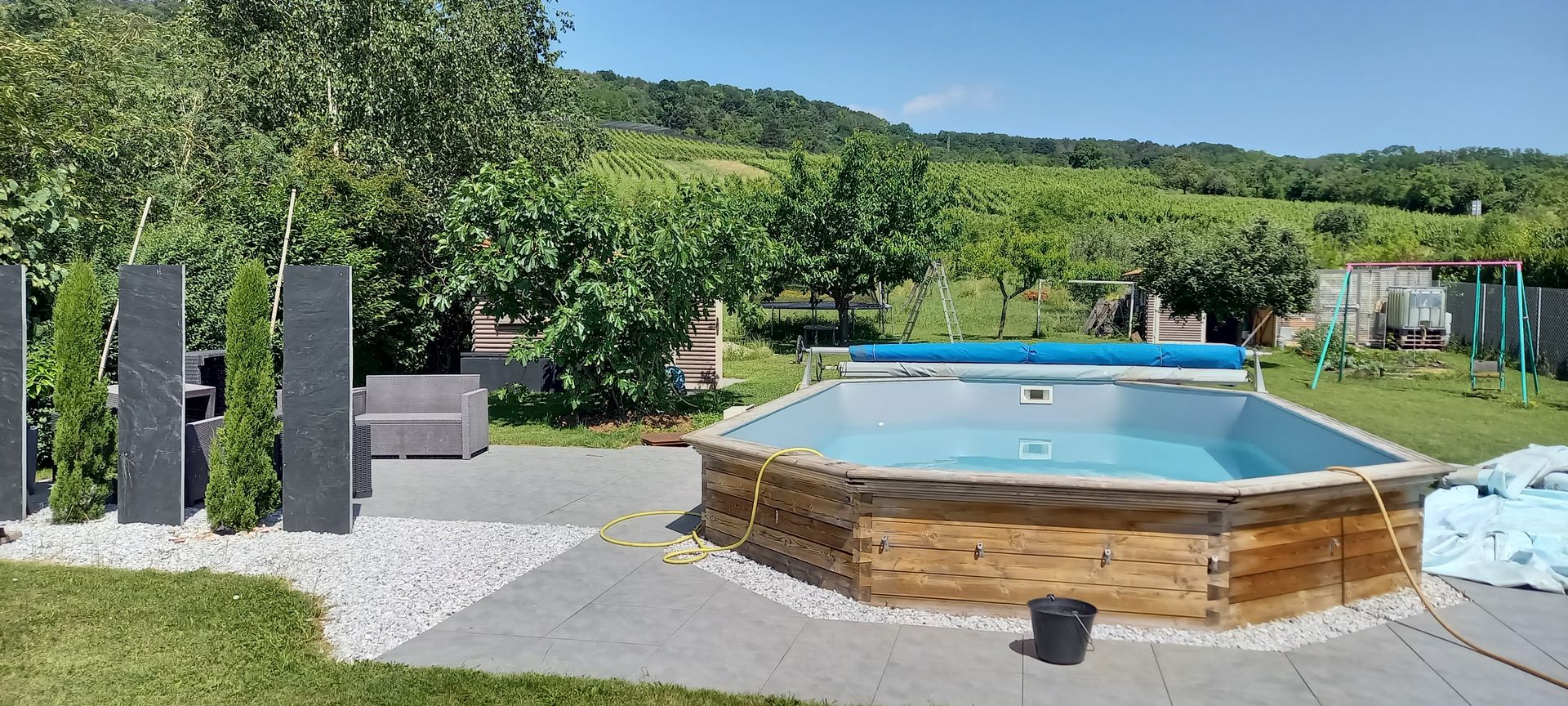 piscine en bois  hors-sol 2