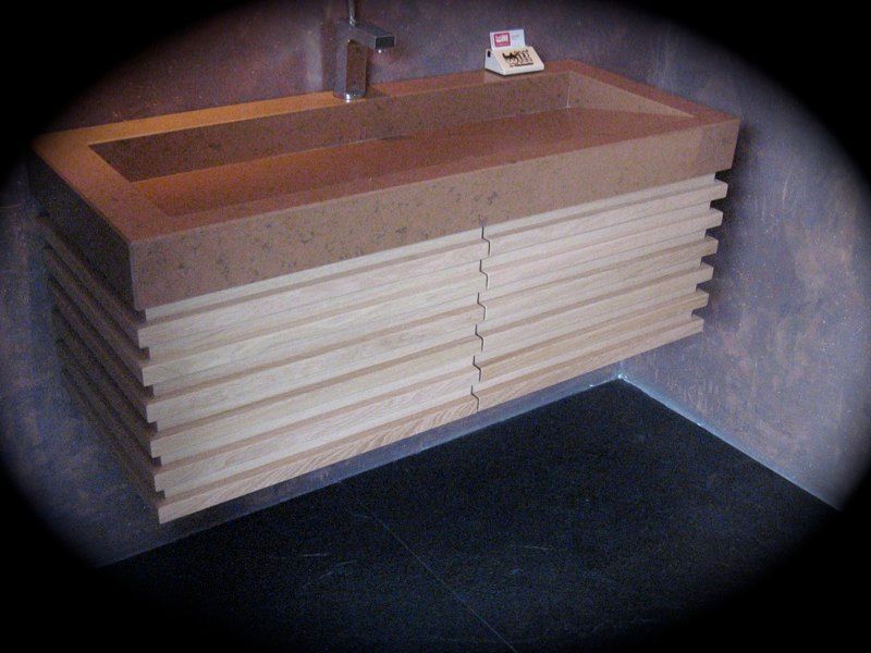 Badezimmer Schränke beige