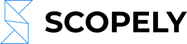 Se muestra un logotipo de Scopely sobre un fondo blanco.