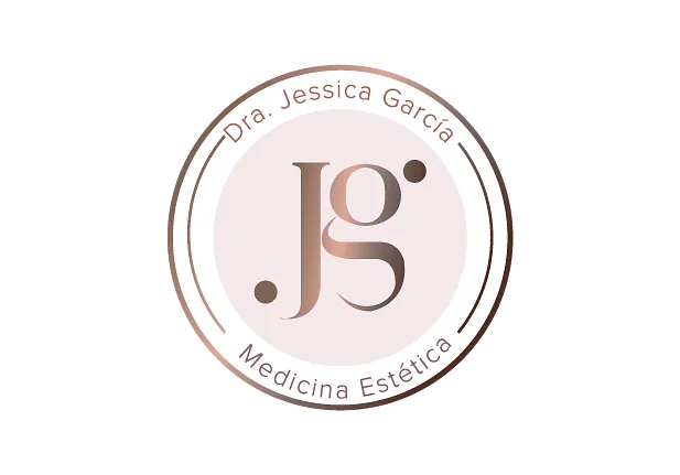 Se muestra un logotipo de la Dra. Jessica García sobre un fondo blanco.
