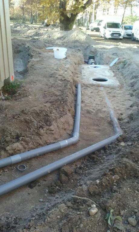 Viabilisation terrain réseau assainissement