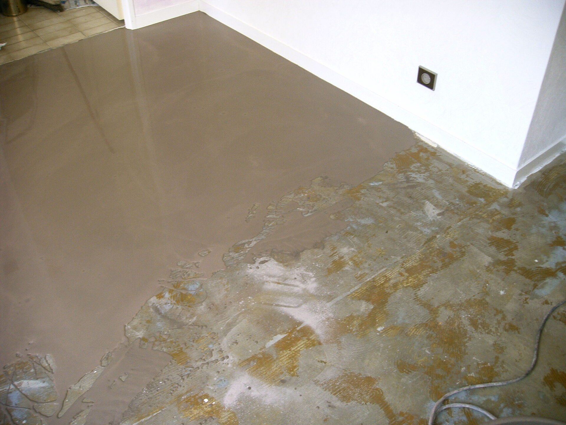 Début travaux ragréage