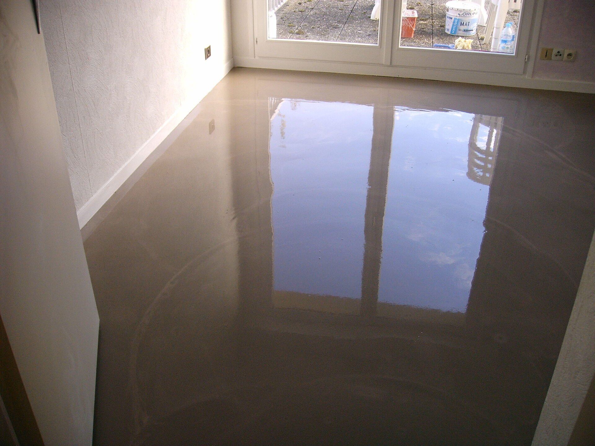 Travaux de ragréage fin