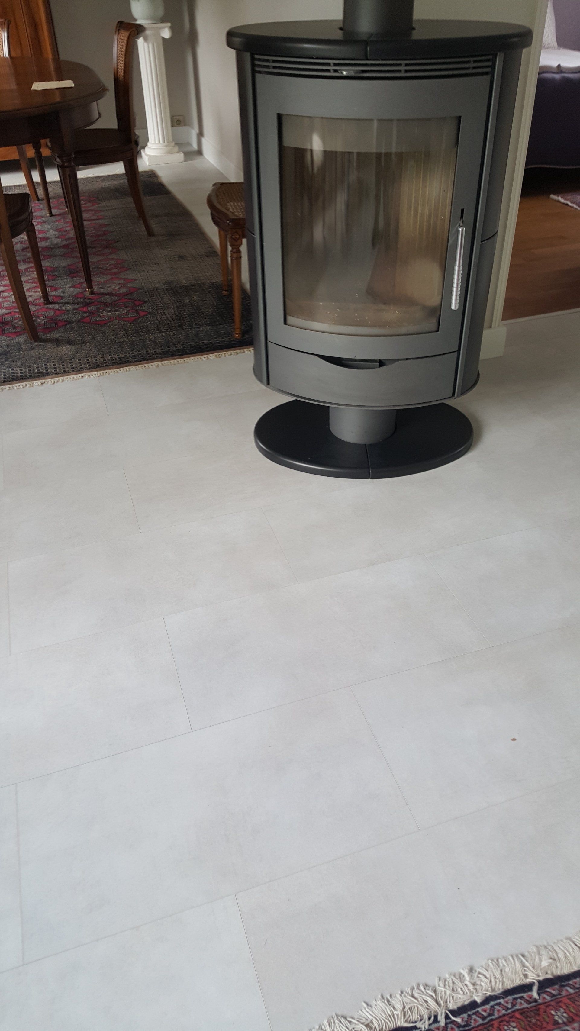 Lames pvc et cheminé