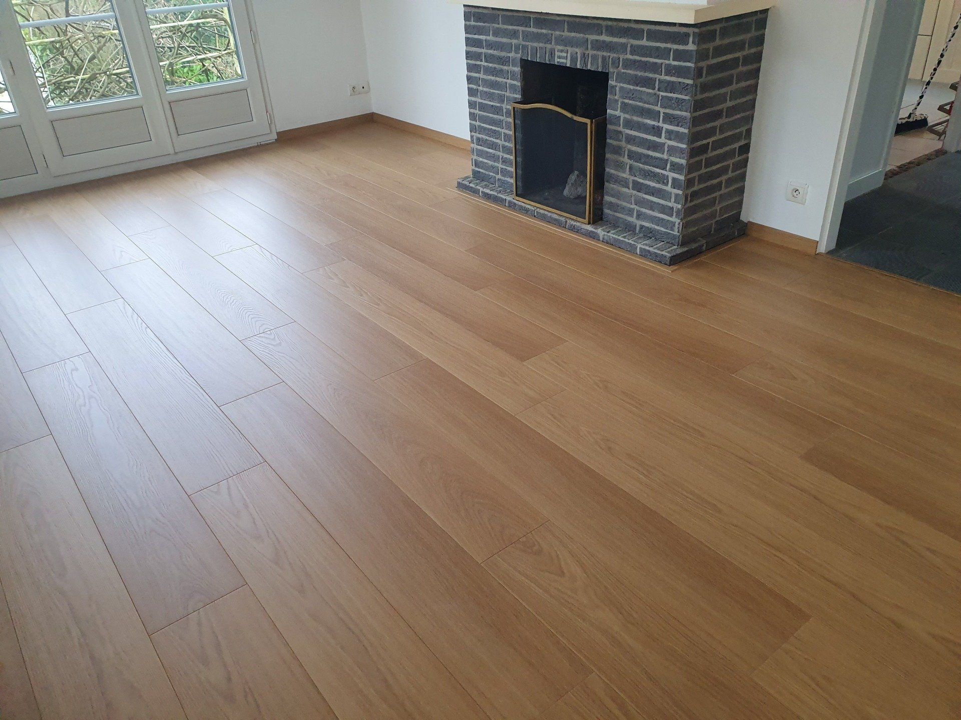 Parquet stratifié vu de loin