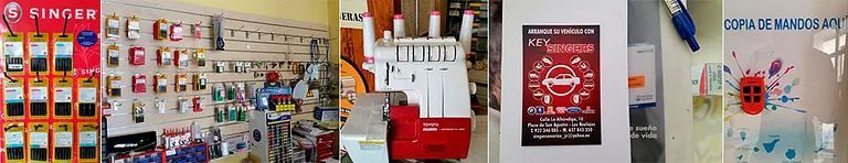 Una imagen borrosa de una tienda con muchos teléfonos en exhibición.