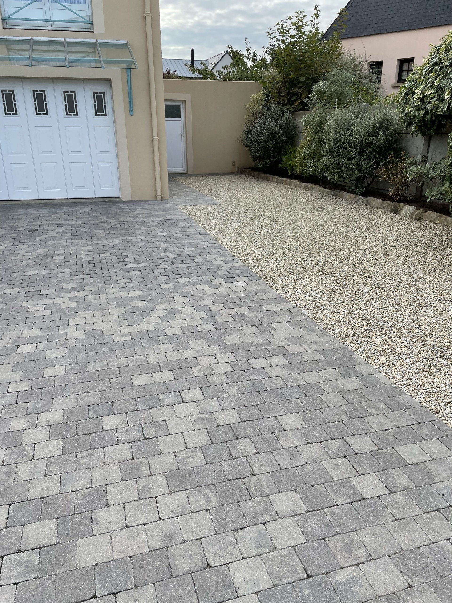 Création du pavage carrossable