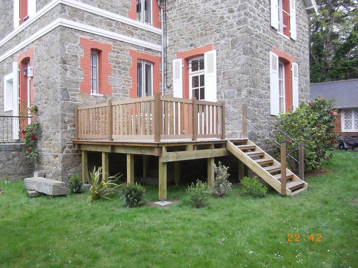 Terrasse Ipe sur pilotis