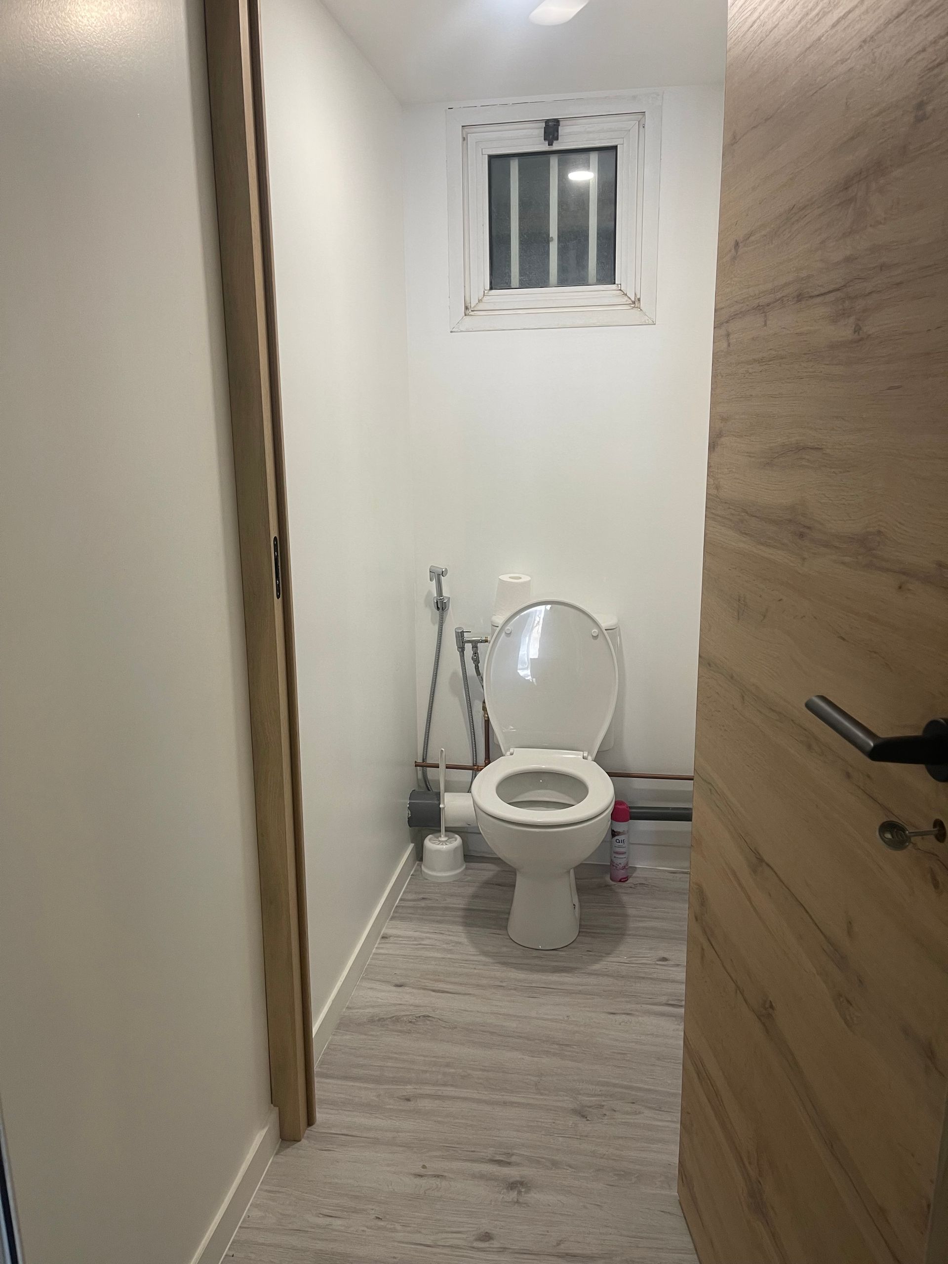 Pose de nouvelles toilettes