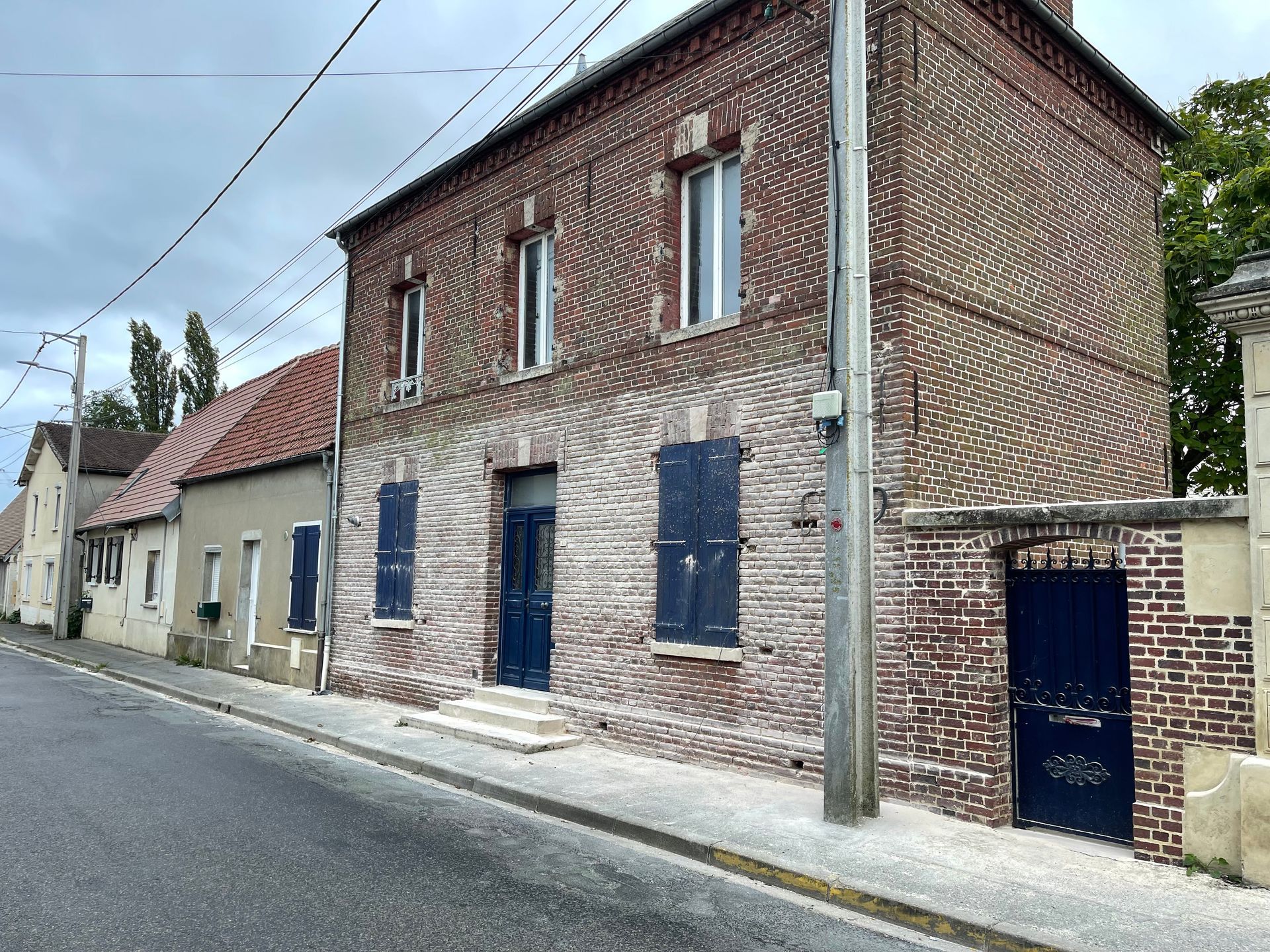 Ravalement de façade en briques