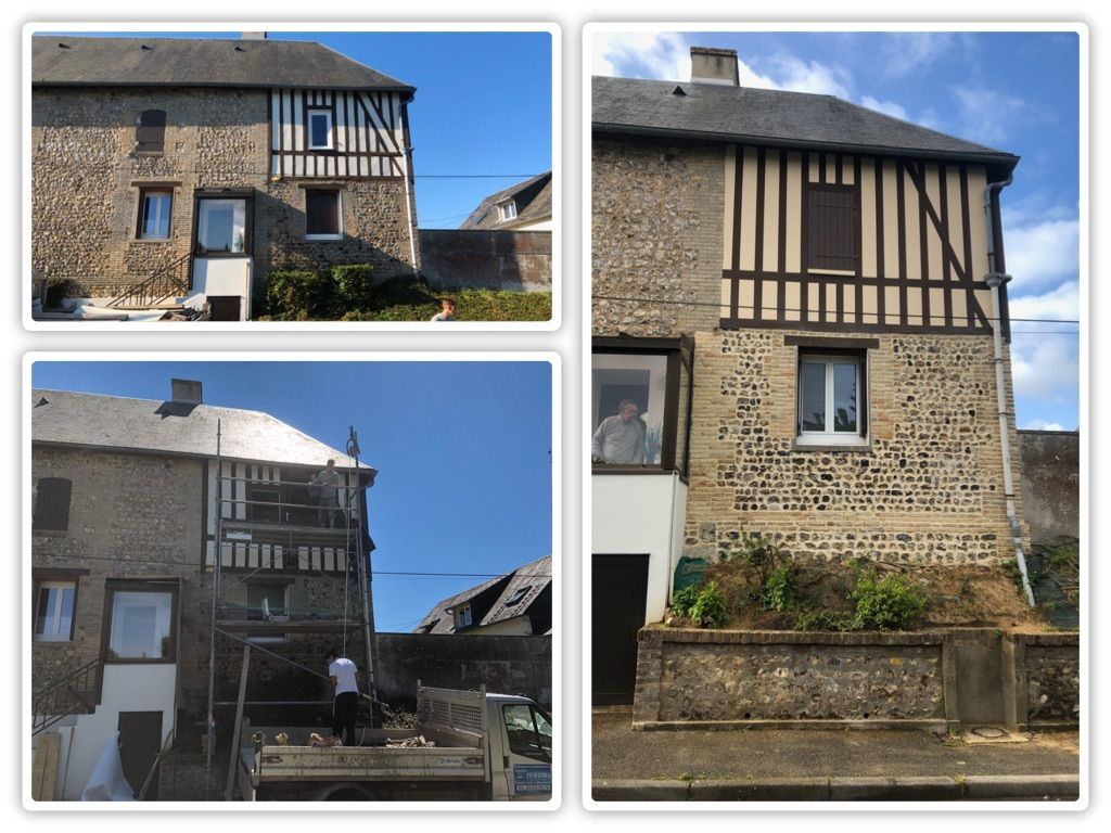Rénovation de façade ancienne
