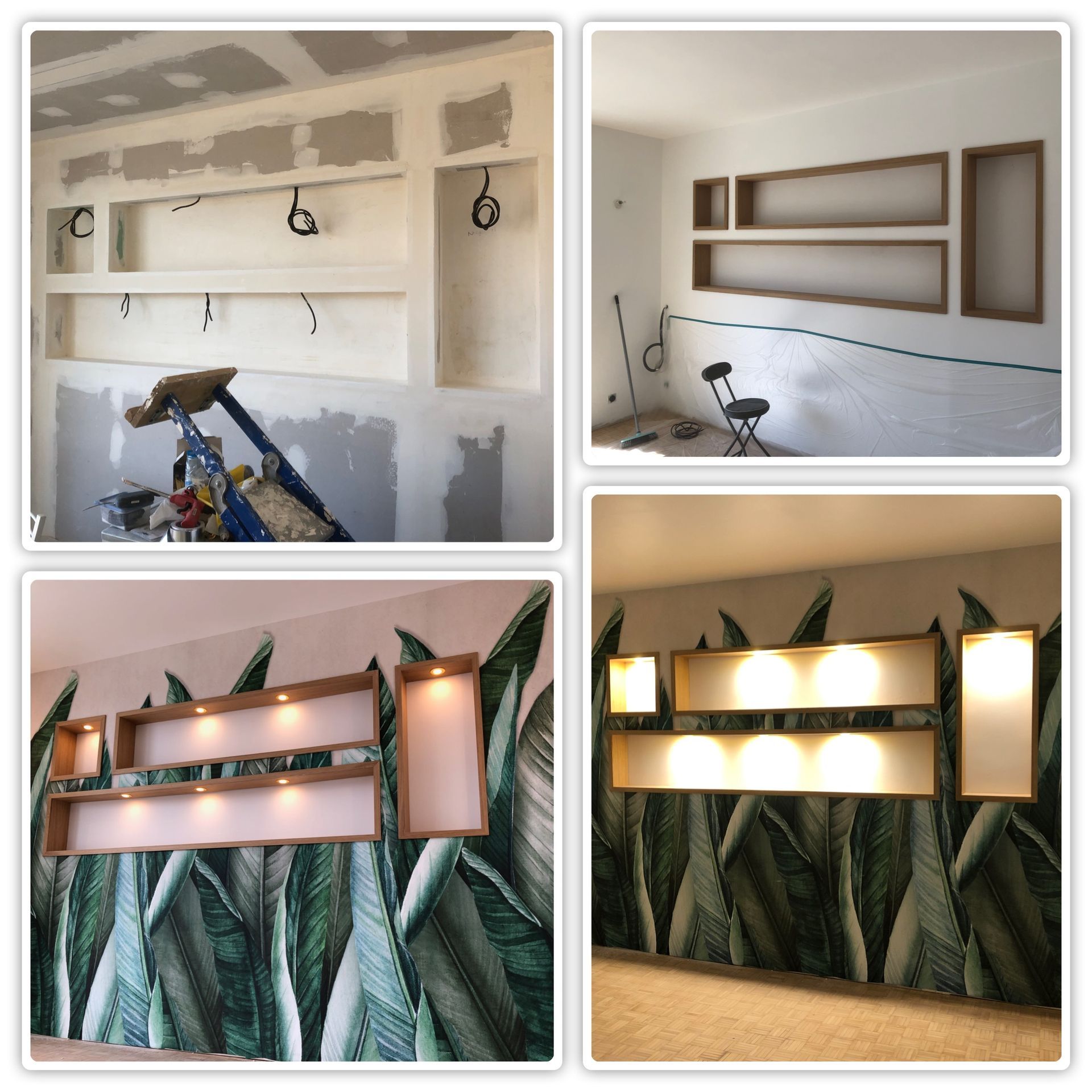 Création d'étagères