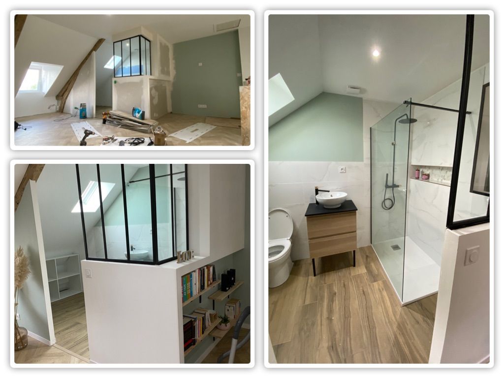 Pose d'une vérrière