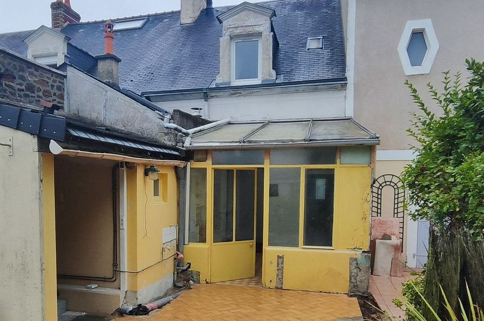 Extension de maison avant les travaux de rénovation