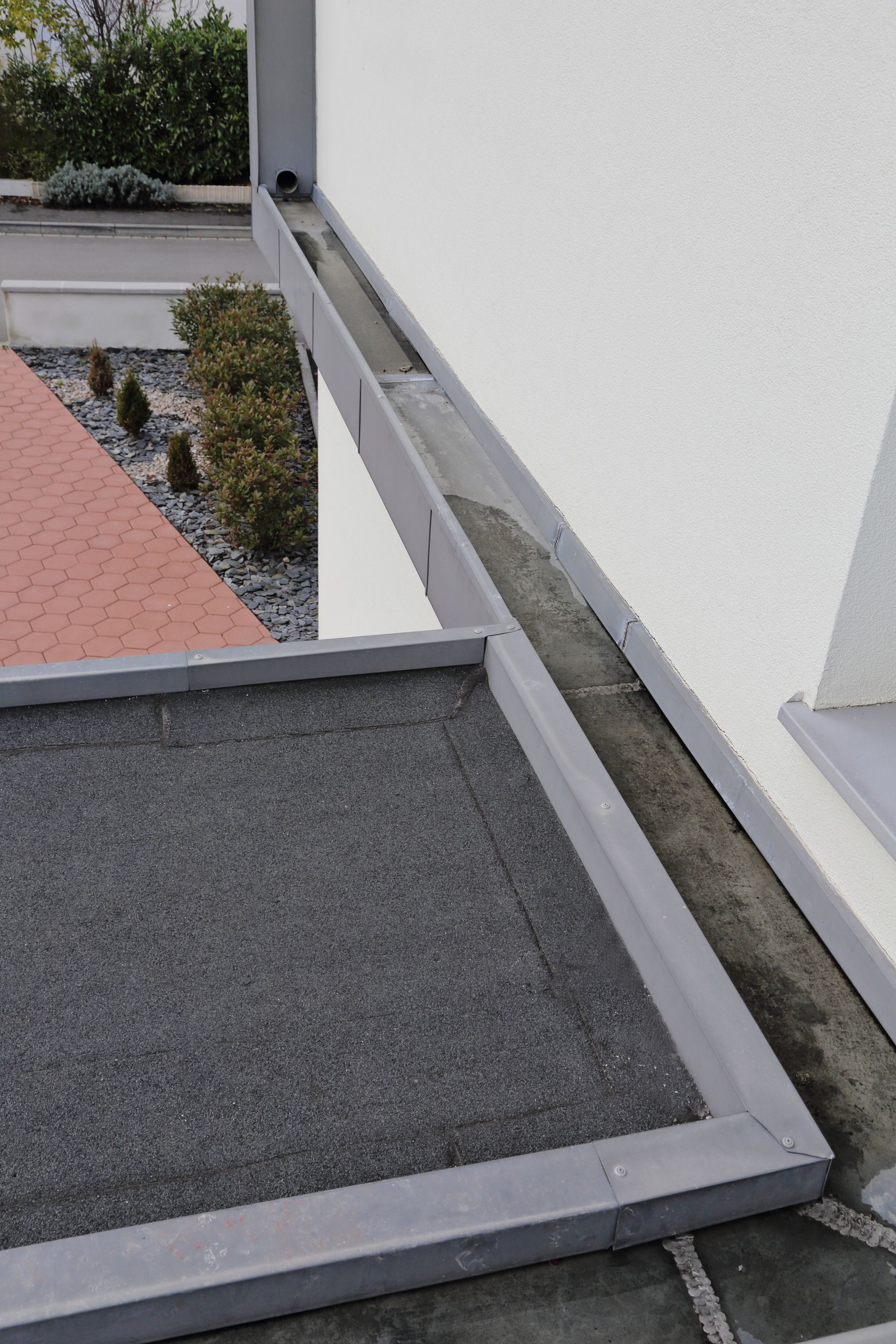 Toit-terrasse en bac acier