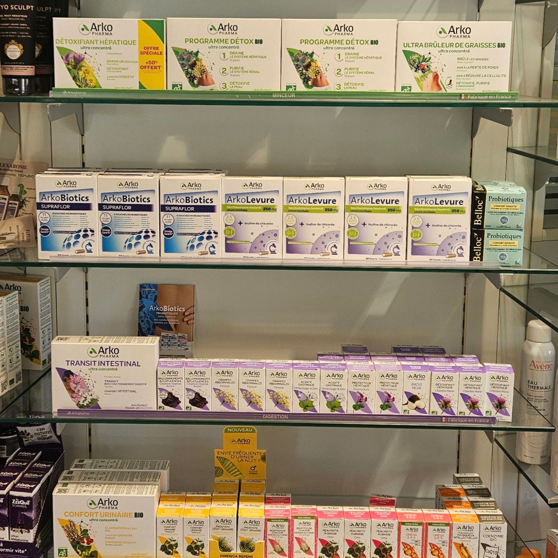 Rayon de produits de phytothérapie