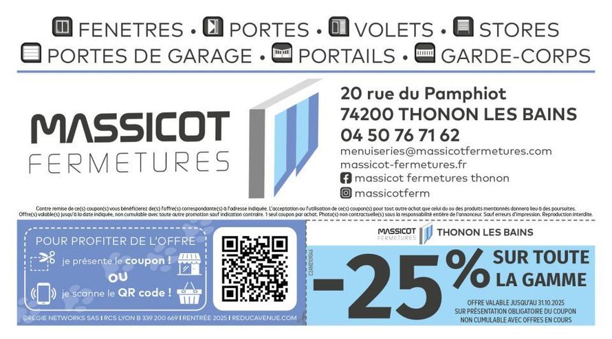 Pour des extérieurs taillés sur mesure, - 25 % sur les Stores, Portails, Pergolas, Carports ..