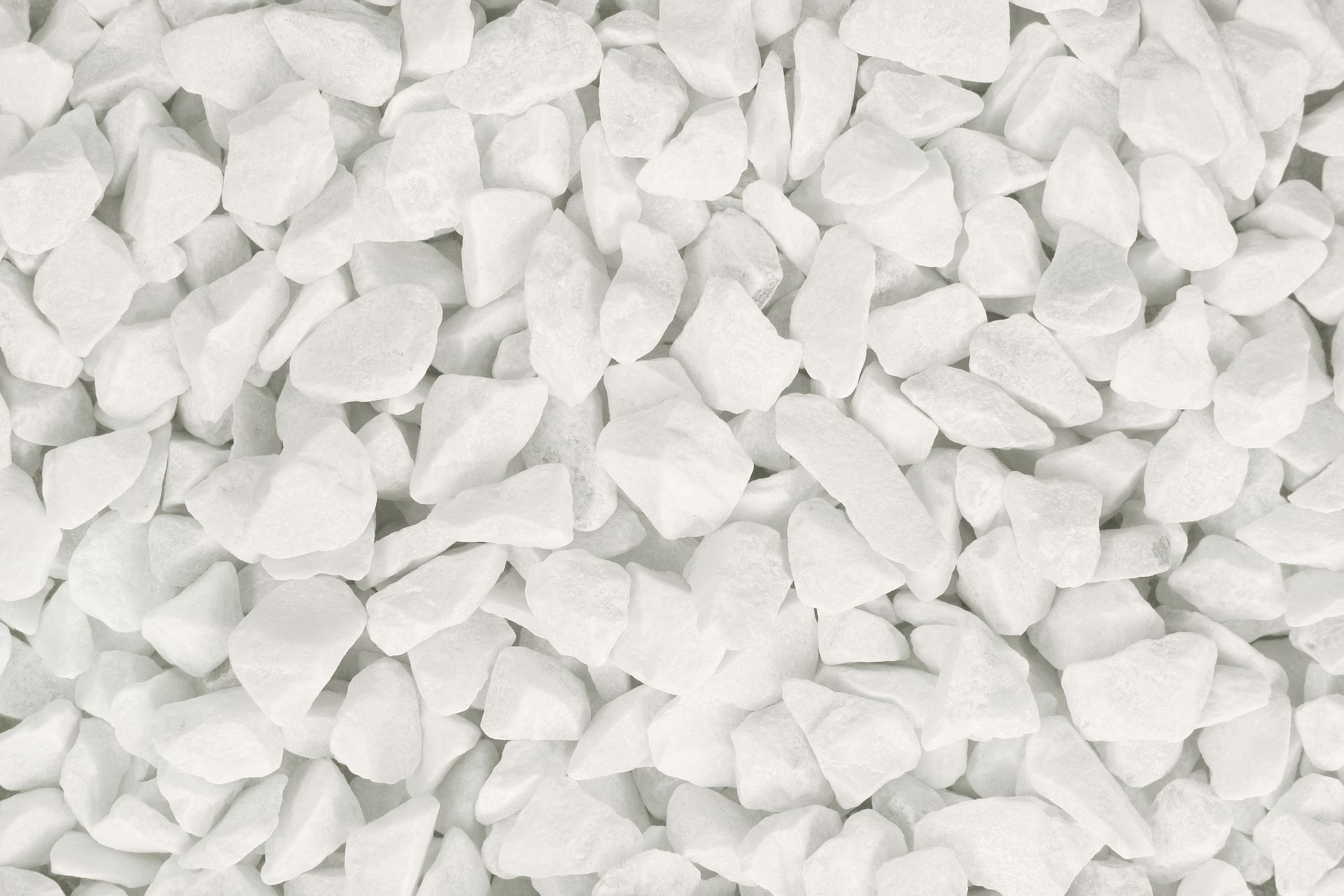 Gravier blanc non lavé
