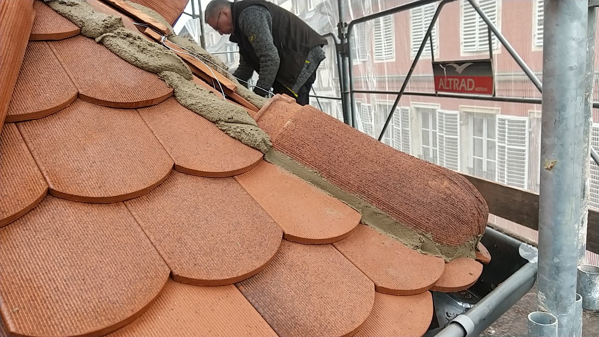 Maçonnage faitière