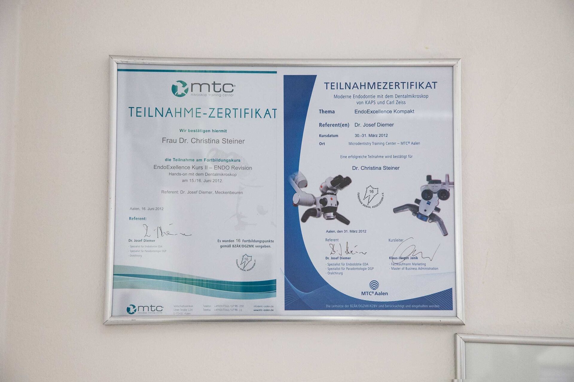 Zahnarztpraxis Dr. Christina Steiner