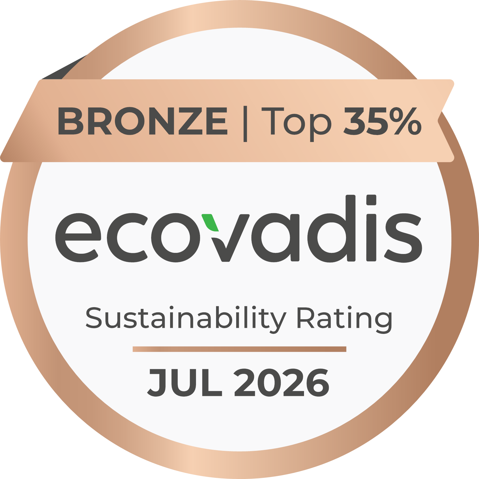 Prüfsiegel ecovadis