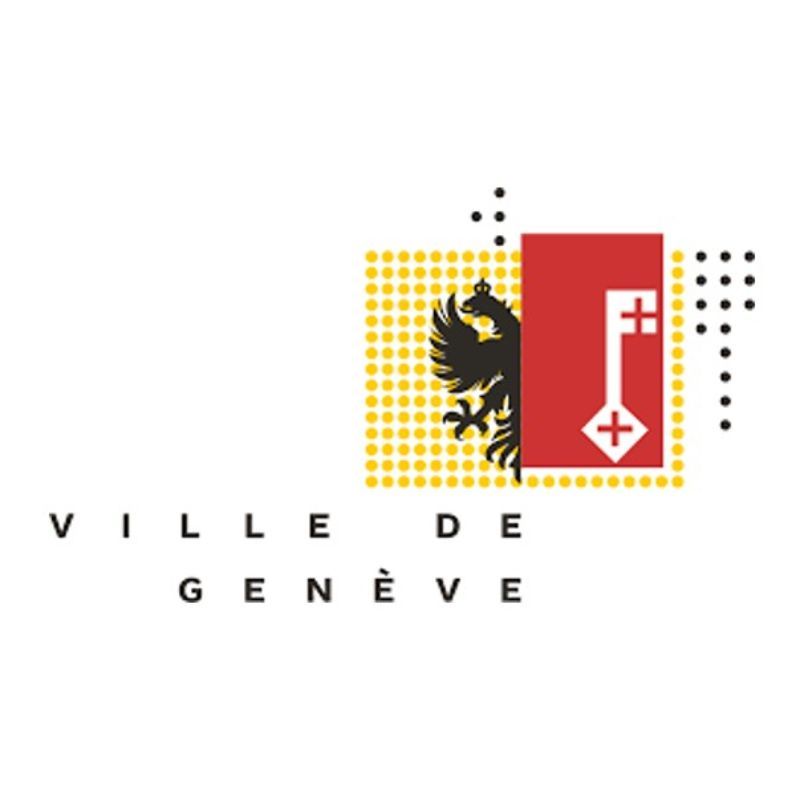 Un logo pour la ville de Genève avec une clé et un aigle