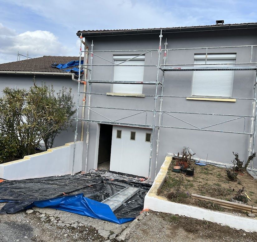 Installatio de l'échafaudage