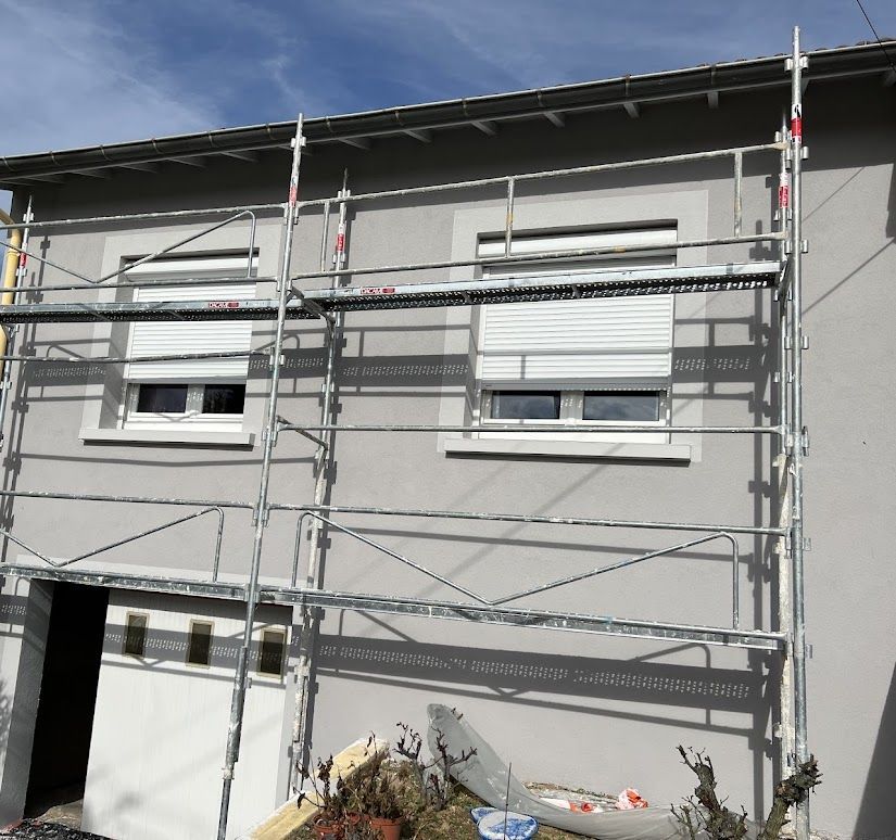 Rénovation de façade de maison