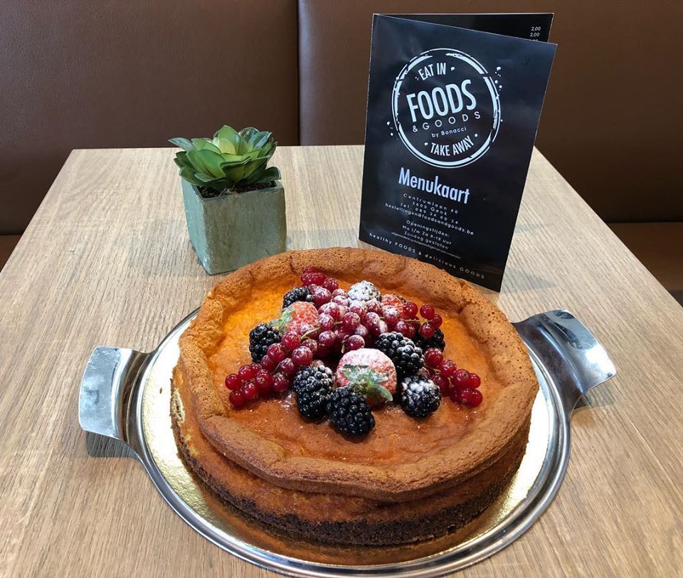 Taart met vers fruit