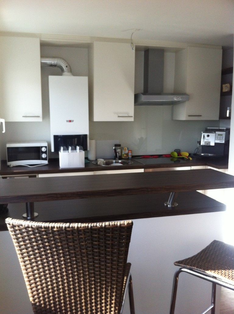 Küchenrückwand aus Glas