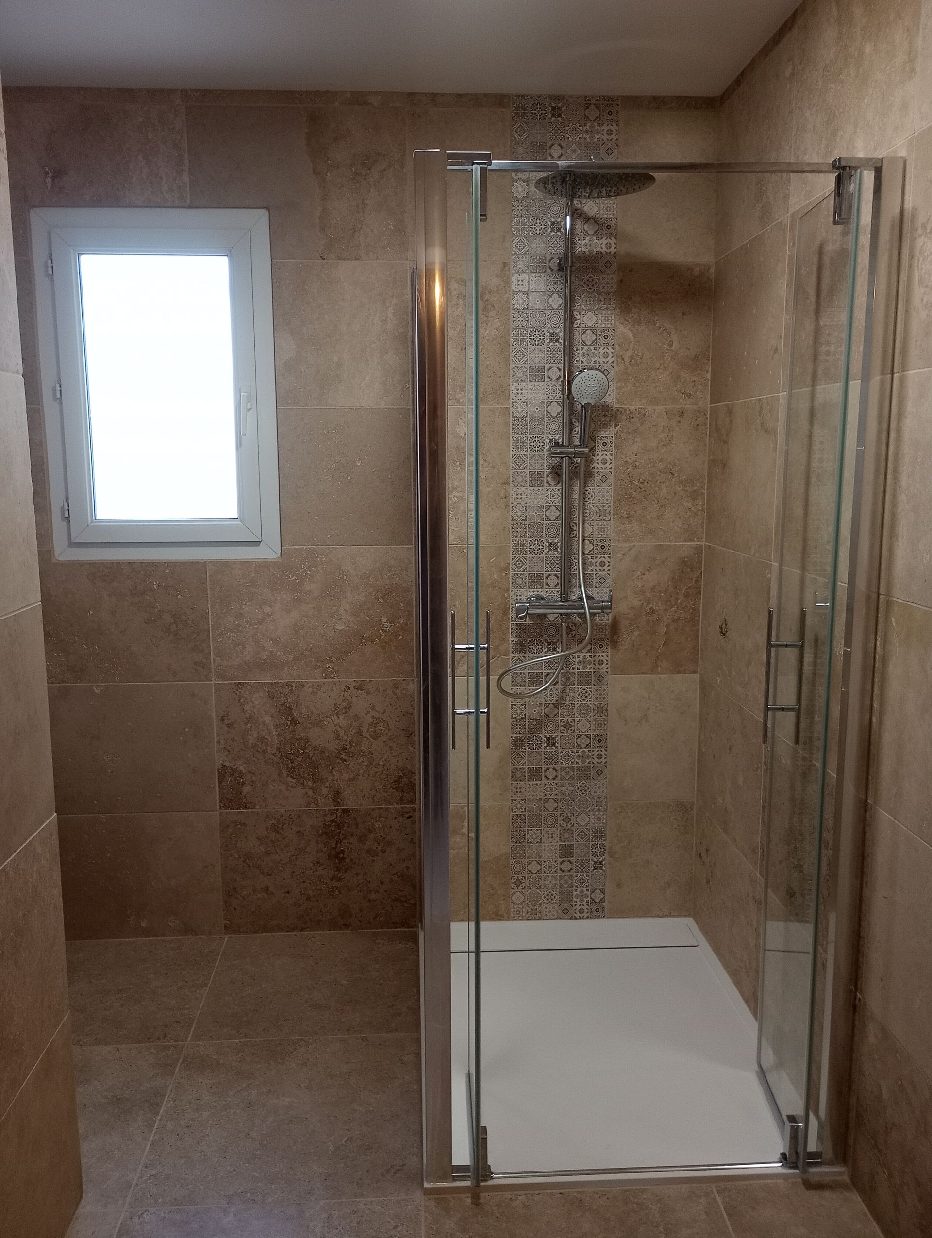 Installation d'une douche