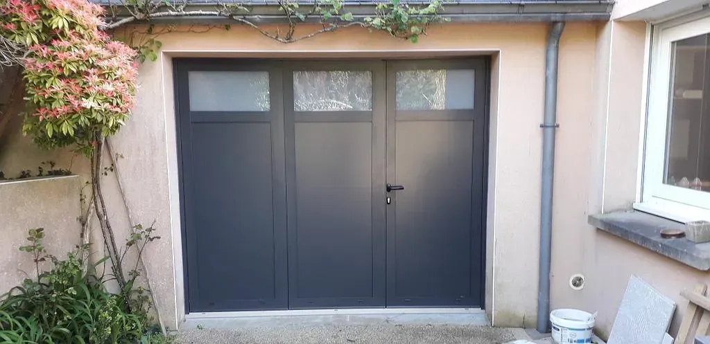Porte de garage double 