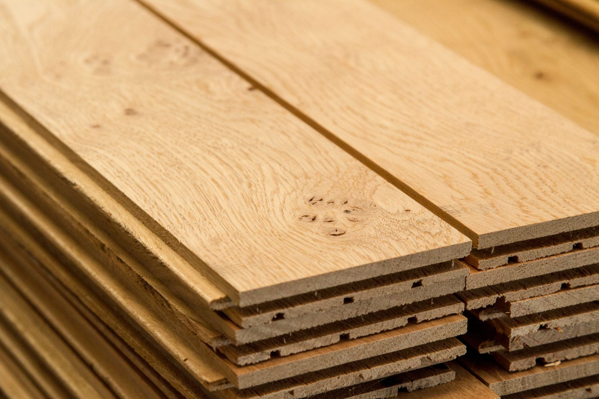Des lames de parquet massif