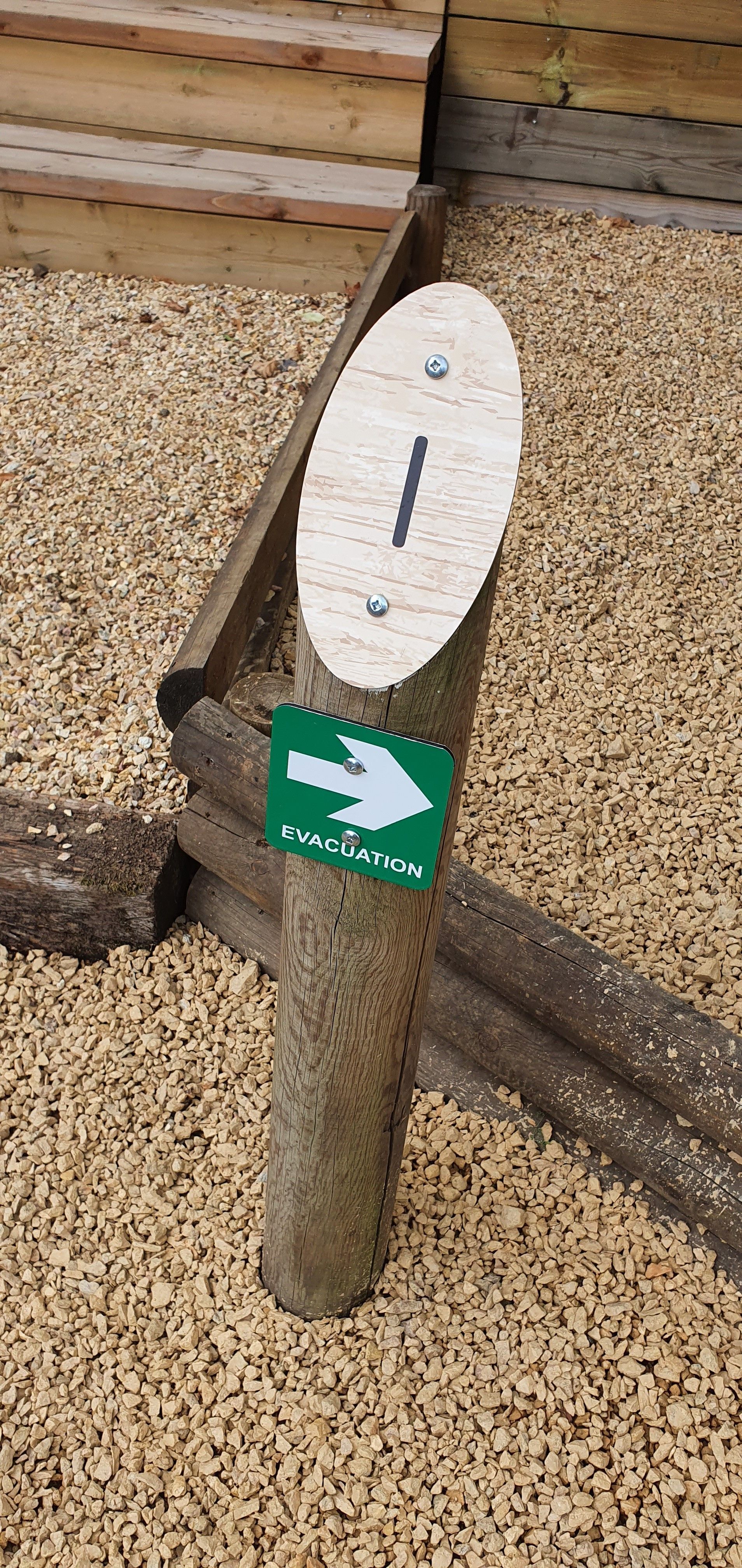 Panneau de signalétique extérieur