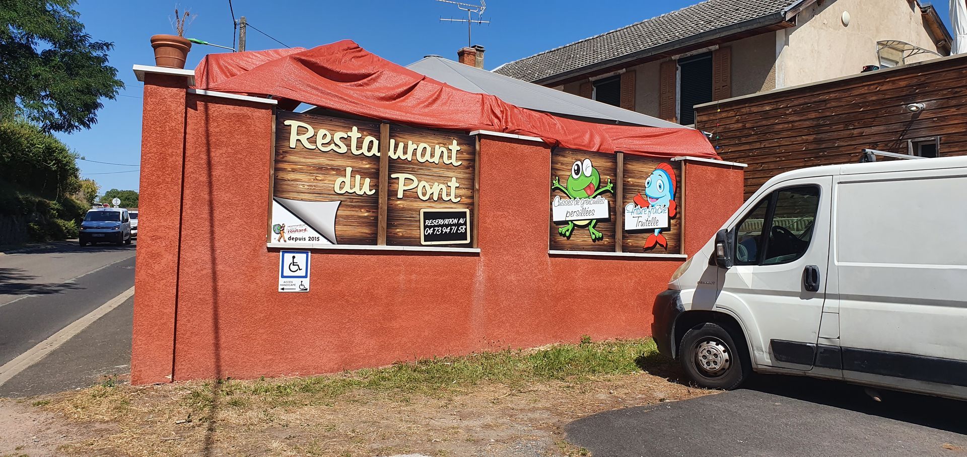 Enseigne d'un restaurant