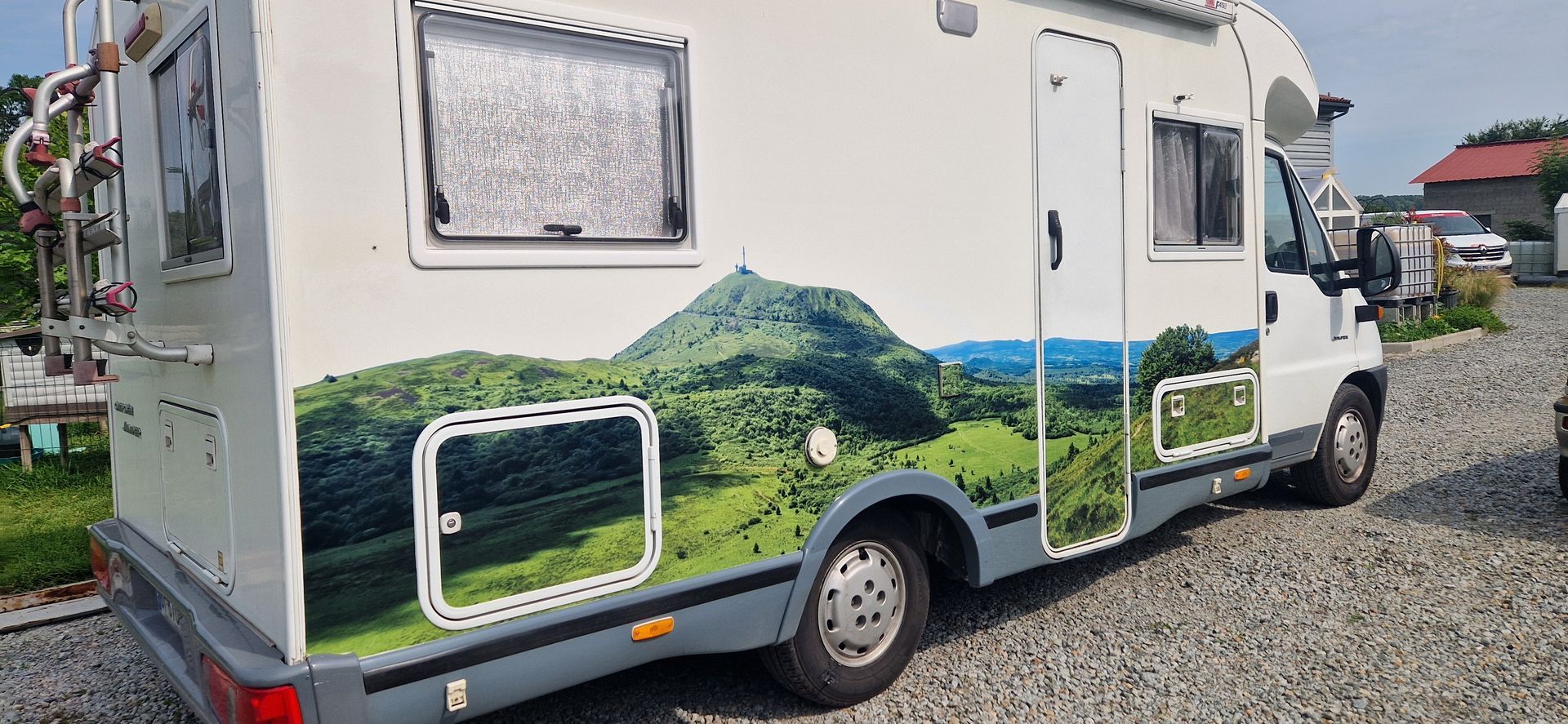 Flocage d'un camping-car