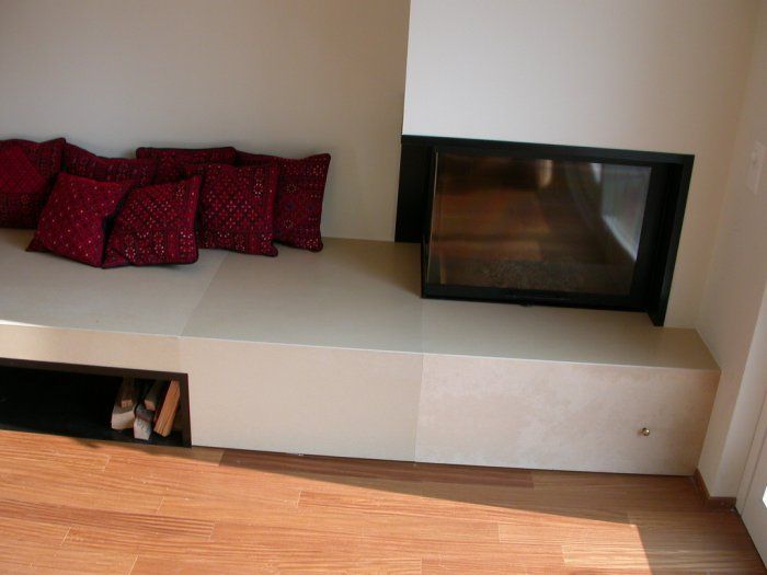 MGS Naturstein AG - Cheminée Limestone white