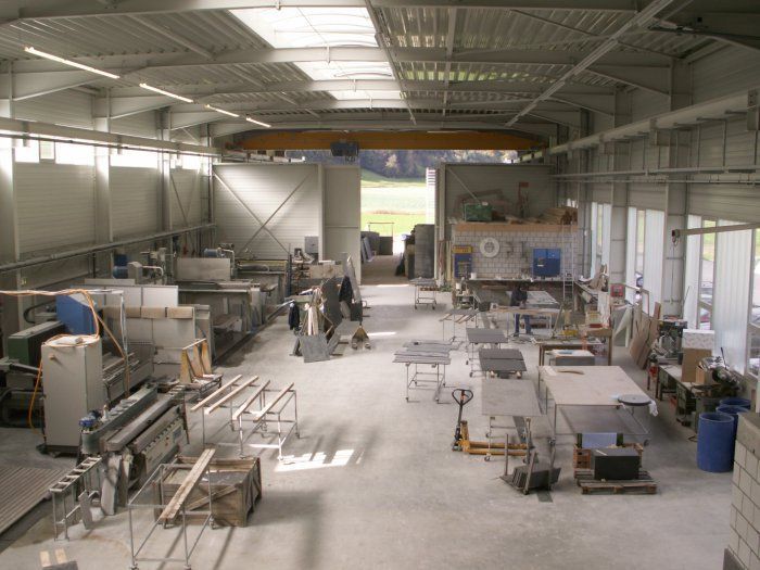 MGS Natursteine AG - Produktionshalle