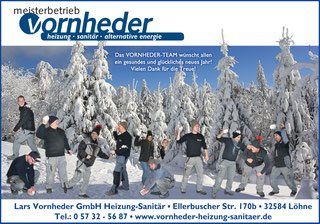 Lars Vornheder GmbH Heizung Sanitär in der Zeitung