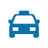 voiture bleue sur fond blanc