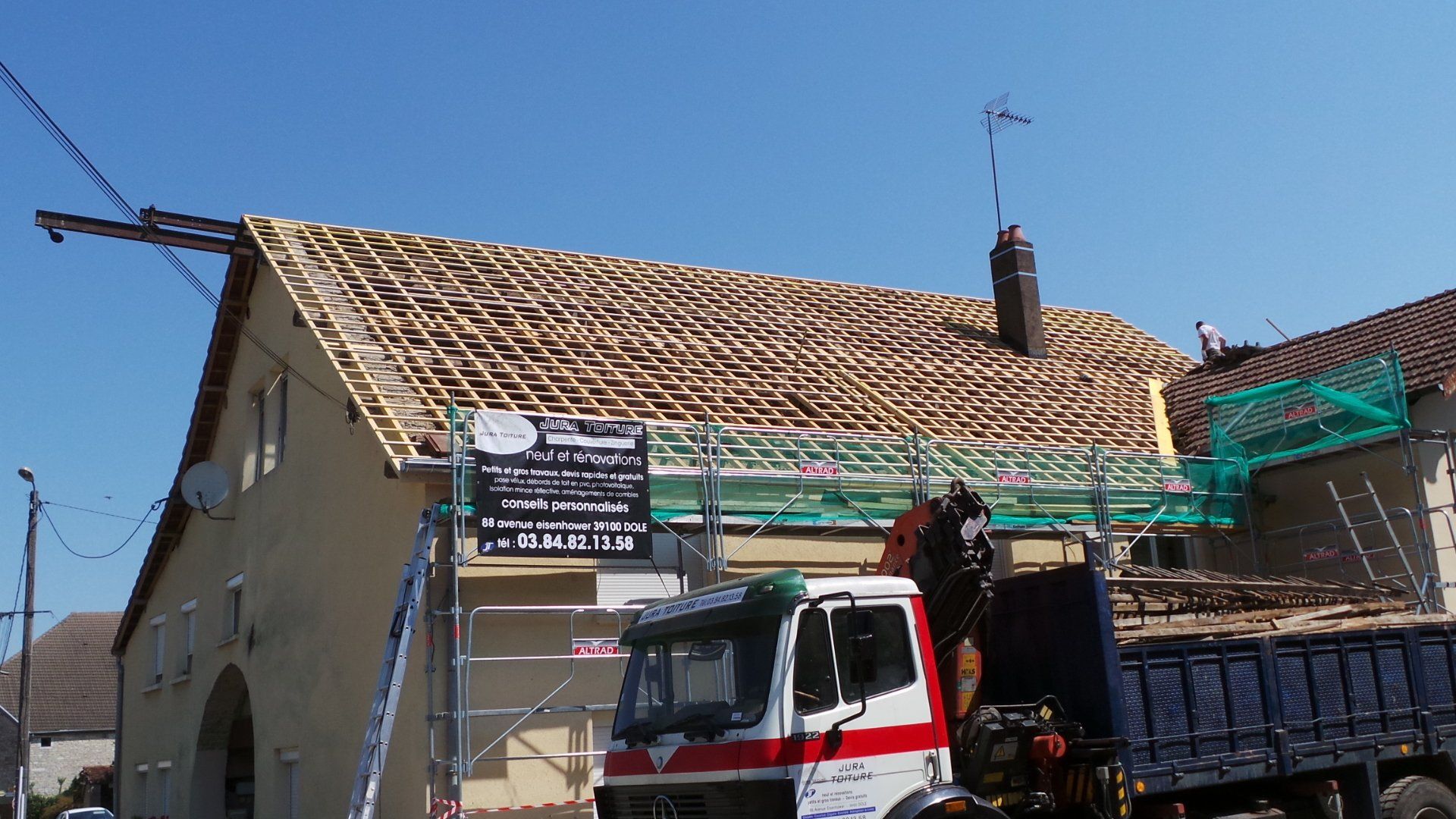 Élévation de toiture