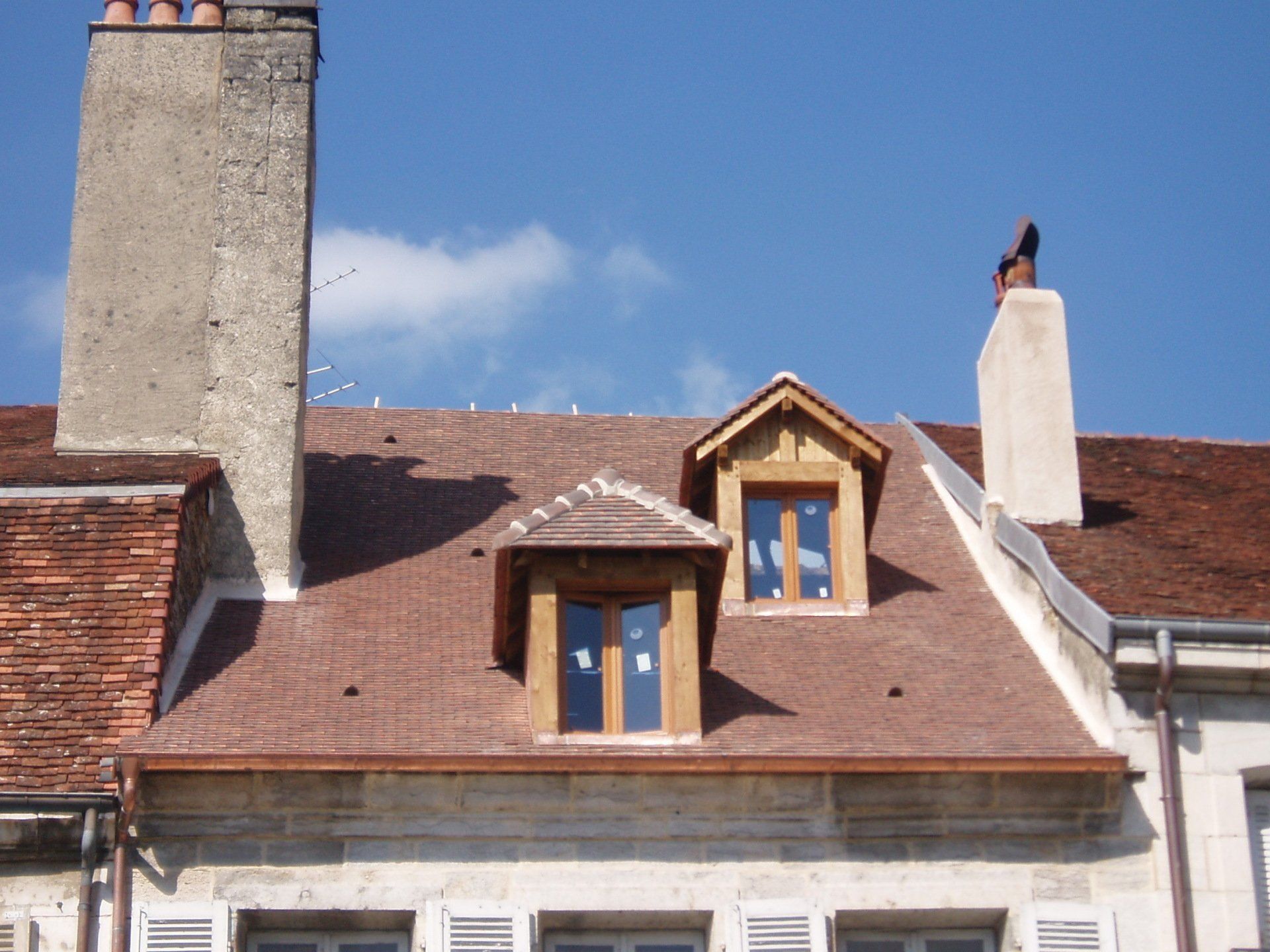 Deux fenêtres de toit