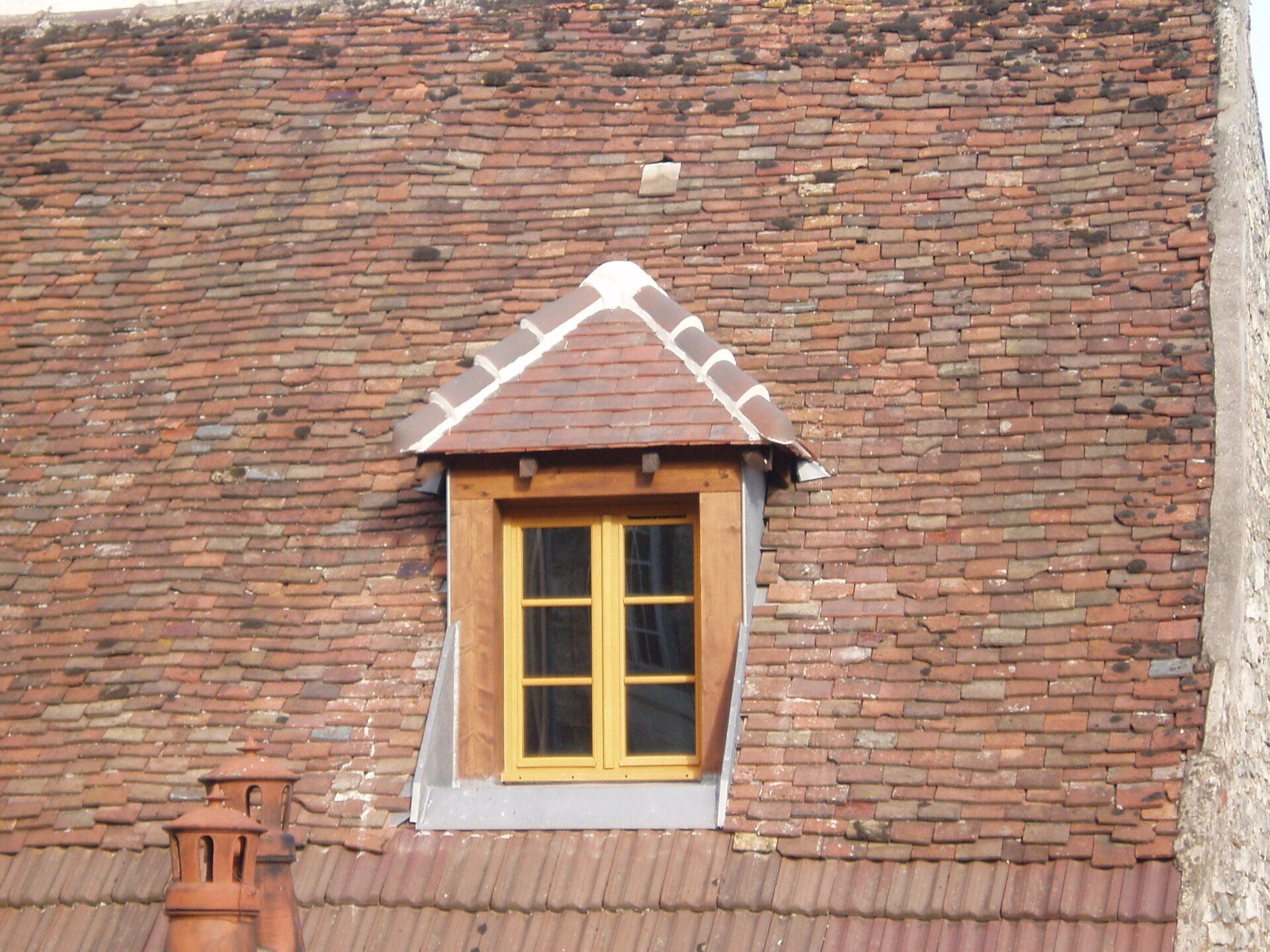 Fenêtre dans un toit