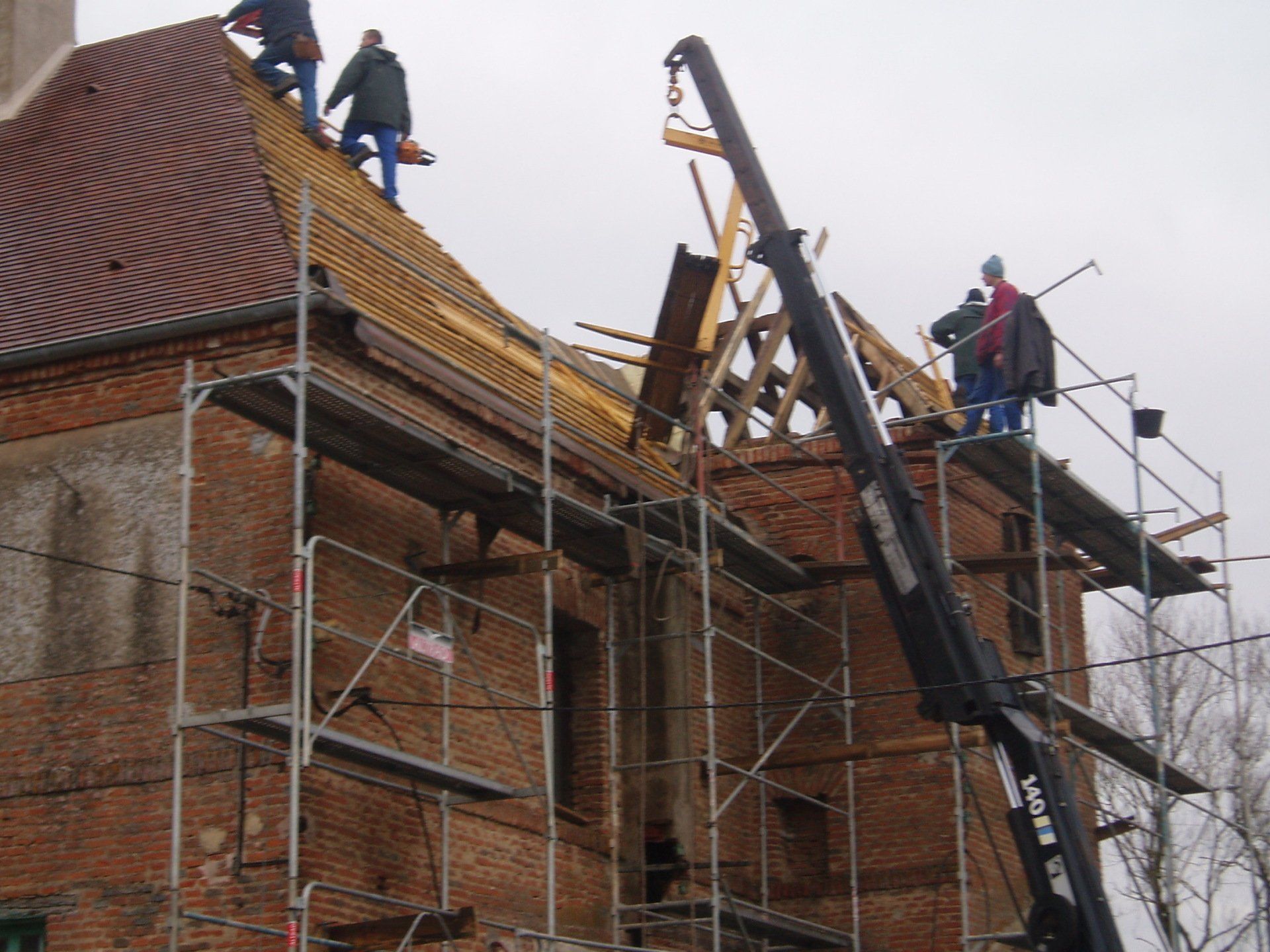 Chantier de couverture