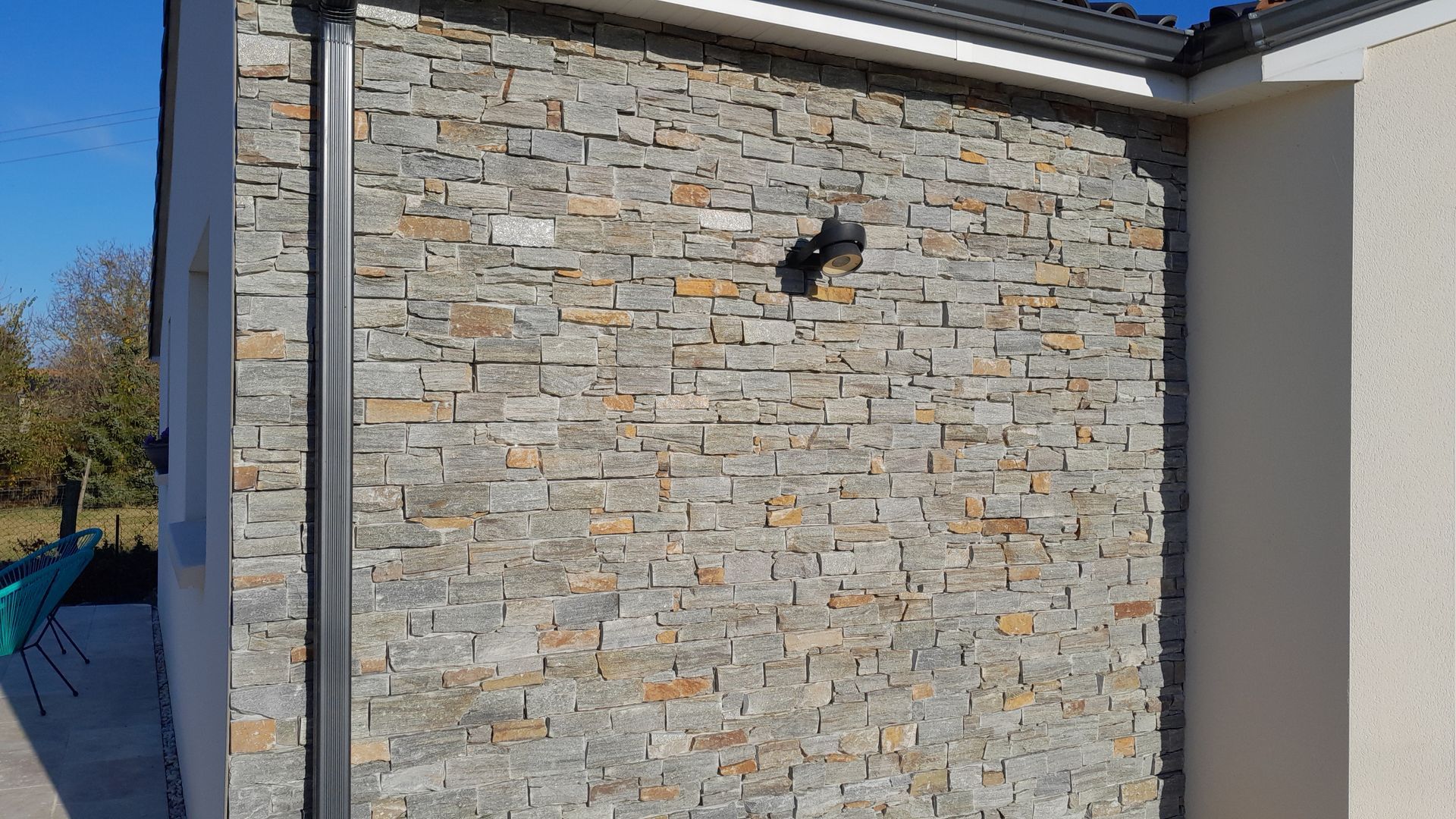 Un mur de parement