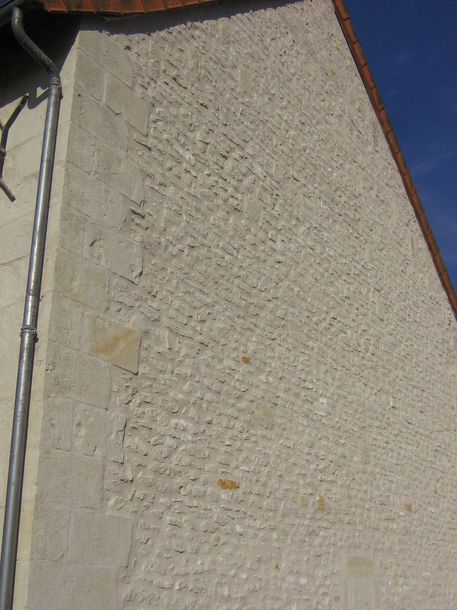 Gros plan sur un mur de pierres