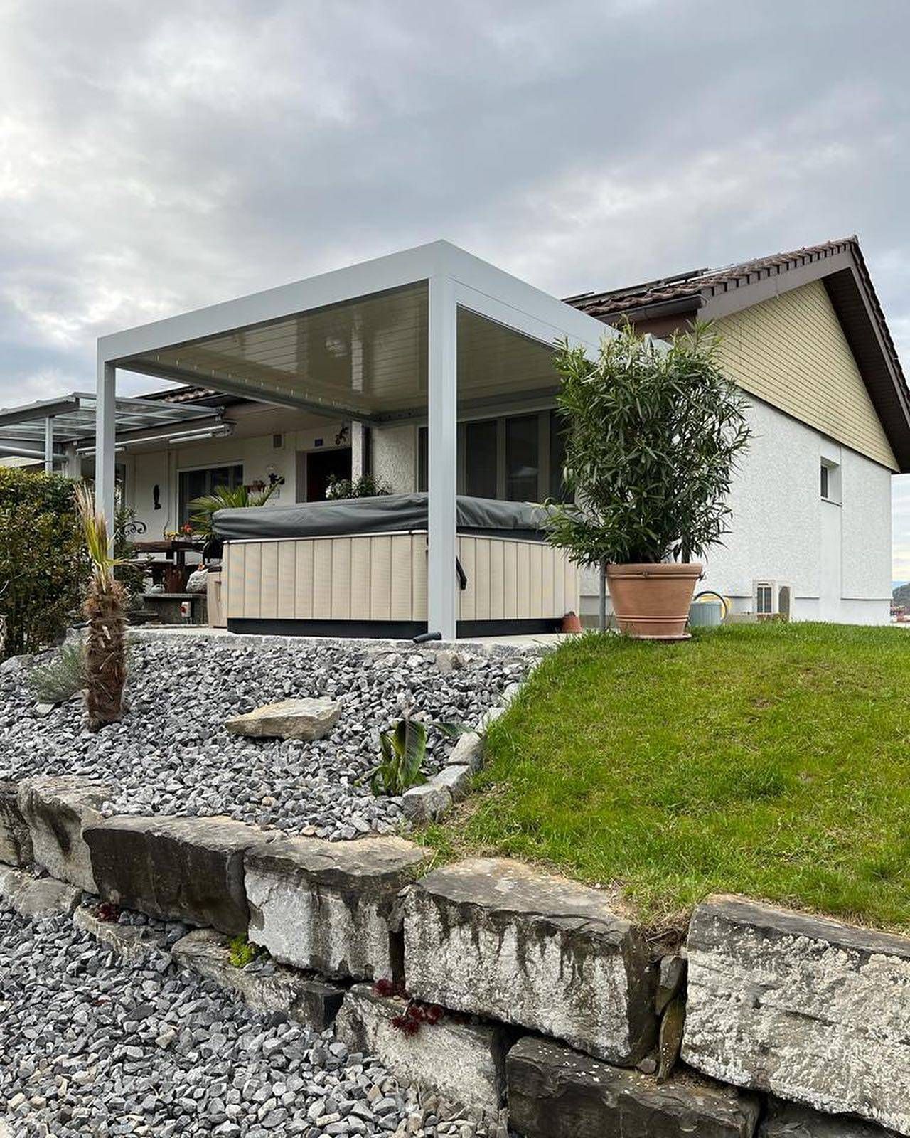 Überdachung Whirlpool