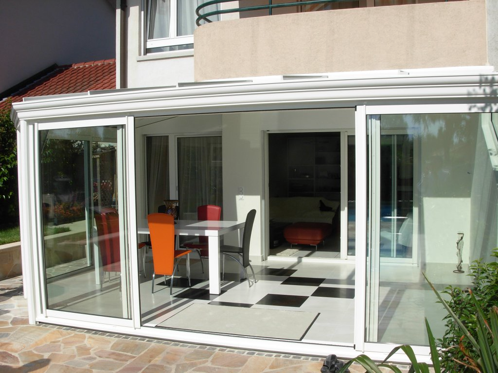 Veranda en aluminium - Alu Véranda Leymarie Sàrl